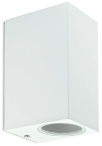 Applique Rettangolare Bidirezionale IP65 - GU10 Bianco