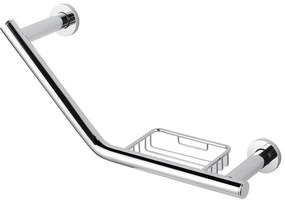 Maniglione di sicurezza 45° soul in inox L 42 x P 13 cm