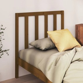 Testiera Per Letto Ambra 95x4x100 Cm İn Legno Massello Di Pino /