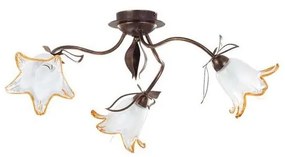 Plafoniera BRAGA 3xE27/15W/230V bronzo