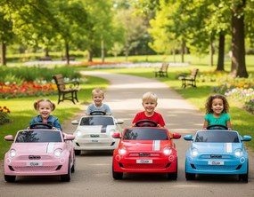 Macchina Elettrica per Bambini Licenza Ufficiale Fiat 500 Small 10,8V 3,1Ah Rosa...