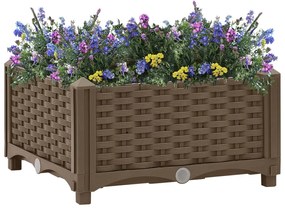 Fioriera Rialzata 40x40x23 Cm İn Polipropilene /