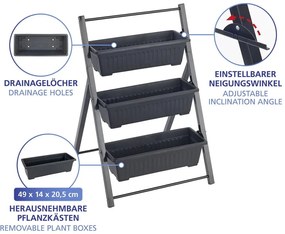 Supporto per fiori in metallo (altezza totale 85 cm) Vertical – Maximex