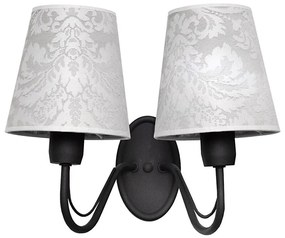 Applique MALBO II 2xE27/15W/230V nero