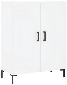 Credenza bianca 69,5x34x90 cm in legno multistrato