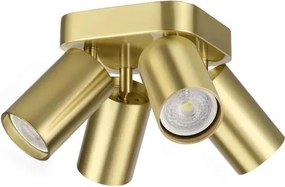 Ideal Lux - Faretto LED DYNAMITE 4xGU10/7W/230V CRI 90 ottone