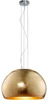 Lampada Sospensione Tonda in Vetro 10W Foglia Oro 51 cm Ontario GD Trio