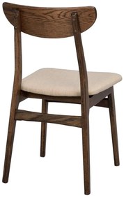 Sedie da pranzo marroni in un set di 2 Rodham - Rowico