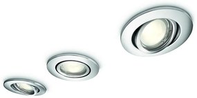 Philips 59902/11/PN - SET 3x Lampada da incasso per bagno ROOTS 3xGU10/35W