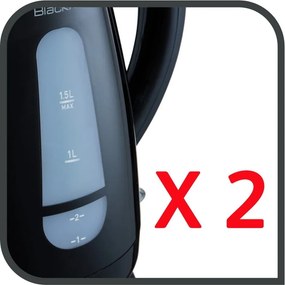 Bollitore in plastica nera da 1,5 l KO299830 - Tefal