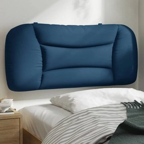 Cuscino Testiera Blu 90 Cm İn Tessuto /