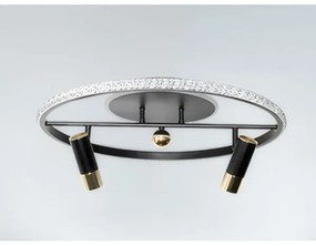 Plafoniera LED dimmerabile LED/60W/230V 3000-6500K nero + telecomando