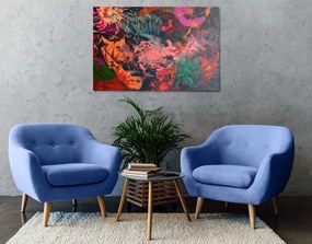Stampa su tela – Fiori astratti