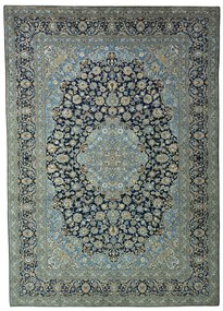 Kashan Tappeto persiano 300x420 Blu (Iran) Annodato A Mano