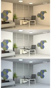 Immax 08219L - Plafoniera LED con telecomando STARS LED/42W/230V 40 cm