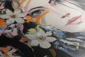 Quadro su tela – Pittura originale di una donna