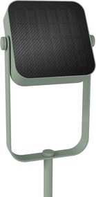 Piantana Solare in alluminio 120cm Ricaricabile USB-C - Verde Pastello Colore Bianco Naturale 4.000K