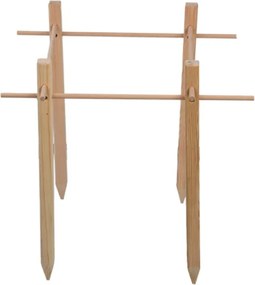 Sostegno per piante in legno (altezza totale 50 cm) – Esschert Design