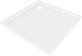 Mexen Flow piatto doccia quadrato slim 95 x 95 cm, bianco lucido - 46S109595