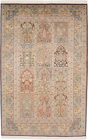 Cashmere Silk Tappeto orientale 200 x 130 (Indian) Annodato A Mano