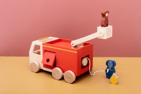 Trixie Camion dei pompieri in legno