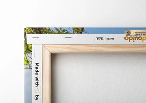 Quadro su tela – Spiaggia meravigliosa sull'isola di La Digue