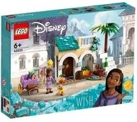 LEGO DISNEY WISH ASHA NELLA CITTA' DI ROSAS CON MINI BAMBOLA E 2 PERSONAGGI