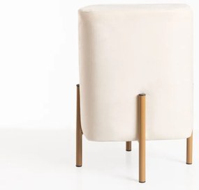 Puff Roys Velluto - Beige