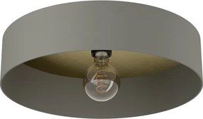 Eglo 901745 - Plafoniera DUAIA 1xE27/40W/230V grigio