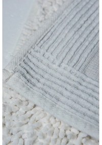 SET 2x Tappeto bagno STONE 60x100 cm bianco