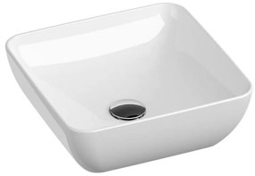Ravak XJX01138001 - Lavabo da appoggio UNI SLIM 38x38 cm ceramica/bianco
