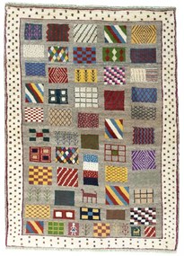 Gabbeh Tappeto persiano 110x150 (Iran) Annodato A Mano