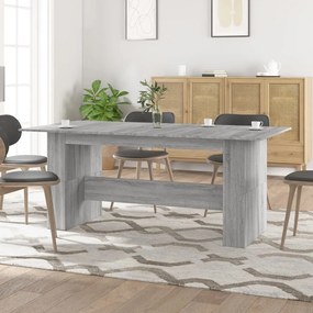 Tavolo Da Pranzo Grigio Sonoma 180x90x76 Cm Legno Multistrato /