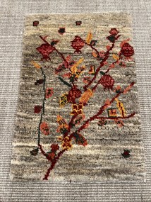 Gabbeh Tappeto persiano 40 x 60 Grigio (Iran) Annodato A Mano
