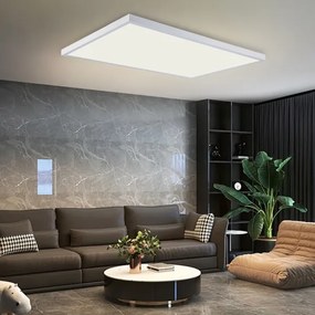 Brilagi-LED Lampada da bagno dimmerabile FRAME SMART LED/96W/230V IP44 bianco + telecomando