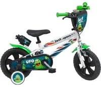 Bicicletta per Bambino 12 1 Freno Gomme in EVA Ufo Bianca