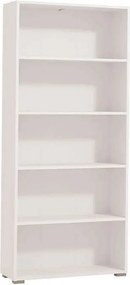 MADDIE - libreria cinque ripiani moderno minimal in legno