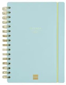 Agenda Finocam Haiku Azzurro A5 15,5 x 21,7 cm 2024-2025