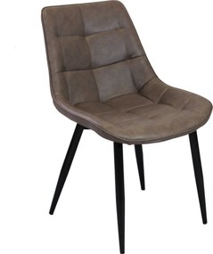 WINTER - poltrona imbottita per sala da pranzo in ecopelle