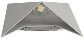 Applique a LED da esterno LED/5W/230V 3000K IP65 grigio