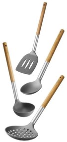 Lamart - Set utensili da cucina 4 pz acacia