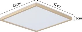 Brilagi - Plafoniera da bagno LED ULTRA SLIM 24W/230V 42x42 cm dorata IP54