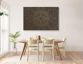 Quadro su tela – Ornamento orientale dorato