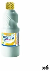 Pittura a tempera Giotto   Bianco 500 ml (6 Unità)