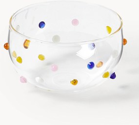 Set di 4 ciotole per salse in vetro soffiato Perli