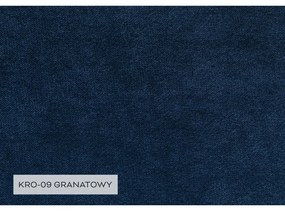 Divano letto angolare in velluto blu scuro (angolo destro) Lofty Lilly - Miuform