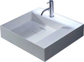 Antonio Lupi Graffio54 Lavabo Rettagolare 54x50 cm In Ceramilux Bianco