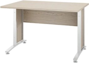 Scrivania Prima 120x80x74h Bianco Quercia
