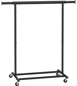 Appendiabiti mobile a piantana LINEA, nero