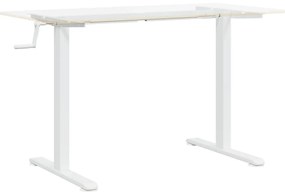 Telaio scrivania in piedi bianco (94-135)x60x(70-114)cm acciaio